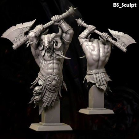 Horned Warrior | 60 mm Resin Bust