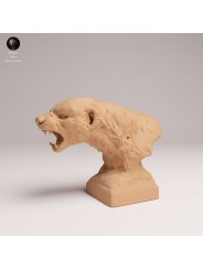 Busto Tejón Africano | Fauna Salvaje en Resina