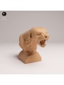 African Honey Badger Bust | Wildlife Resin