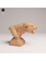 African Honey Badger Bust | Wildlife Resin