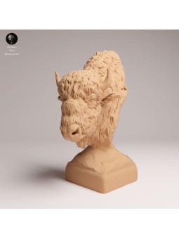 American Bison Bust | Wildlife Resin
