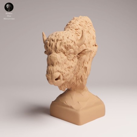 Busto Bisonte Americano | Fauna Salvaje en Resina