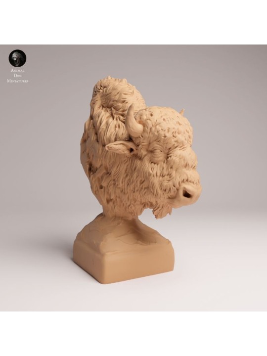 American Bison Bust | Wildlife Resin