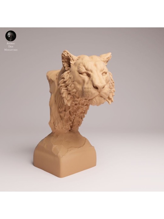 Sumatran Tiger Bust | Wildlife Resin
