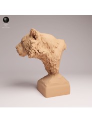 Sumatran Tiger Bust | Wildlife Resin