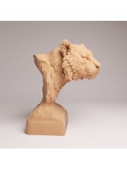 Sumatran Tiger Bust | Wildlife Resin