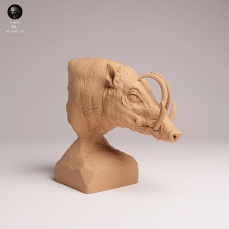 Babirusa Bust | Exotic Wildlife Resin