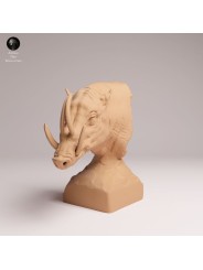 Babirusa Bust | Exotic Wildlife Resin