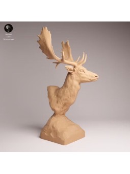 European Fallow Deer Bust | Wildlife Resin