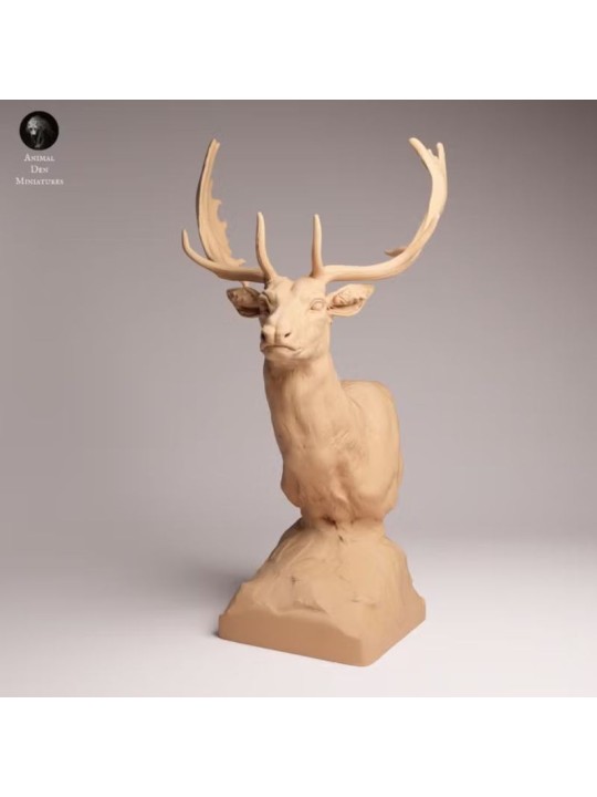 Busto de Gamo Europeo | Fauna Salvaje en Resina
