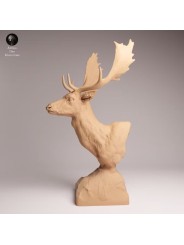 European Fallow Deer Bust | Wildlife Resin