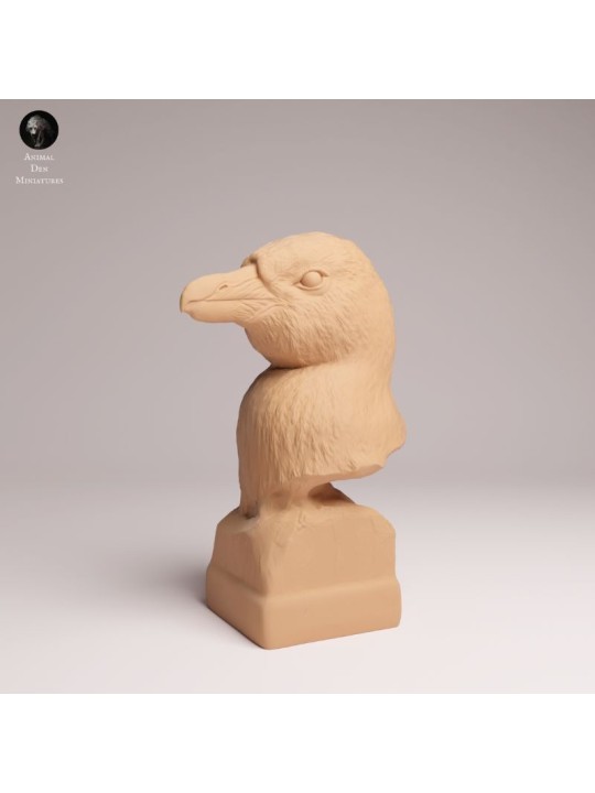 Busto de Pingüino Africano | Fauna en Resina