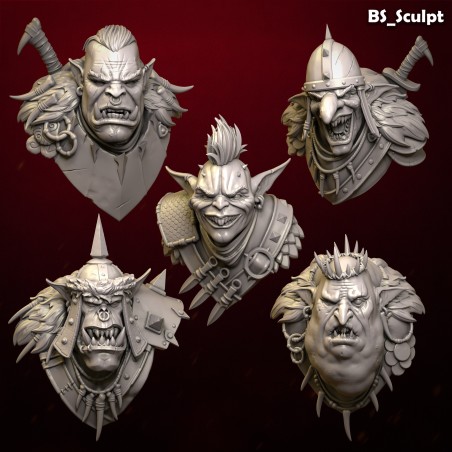 Goblin Band | Set of 5 Resin Busts 60 mm
