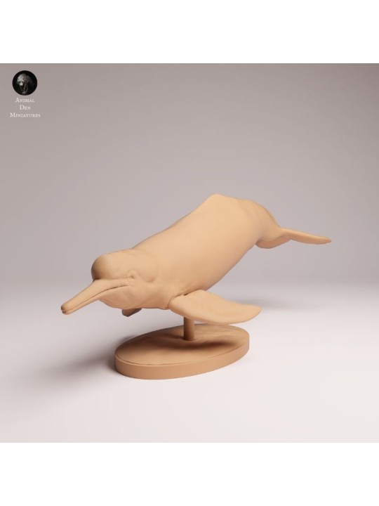 Amazon River Dolphin Resin Miniature | Freshwater Wildlife Figure