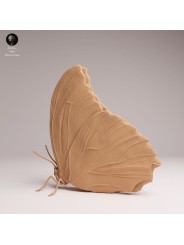 Mariposa Morpho Azul Posada en Resina | Miniatura de Insecto Tropical