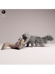 Giant Anteater Feeding Resin Miniature | South American Wildlife Figure