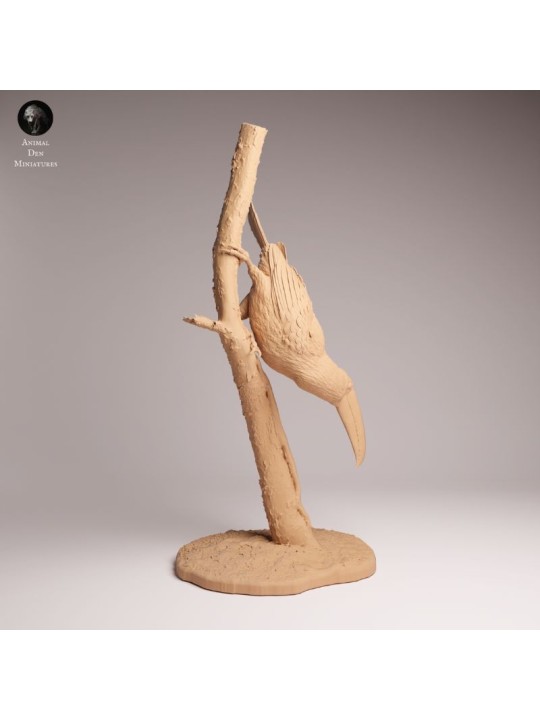 Toucan Resin Miniature | Realistic Tropical Bird Figure