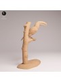 Feeding Toucan Resin Miniature | Realistic Tropical Bird Figure