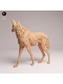 Lobo de Crin en Resina | Miniatura de Fauna Sudamericana Realista