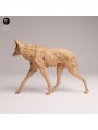 Walking Maned Wolf Resin Miniature | South American Wildlife Figure