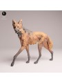 Maned Wolf Looking Resin Miniature | South American Wildlife Figure