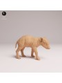 Babirusa Piglet Resin Miniature | Asian Wildlife Figure