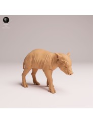 Babirusa Piglet Resin Miniature | Asian Wildlife Figure