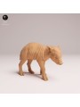Babirusa Piglet Resin Miniature | Asian Wildlife Figure