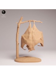 Hammer-headed Bat Resin Miniature | Exotic Wildlife Figure