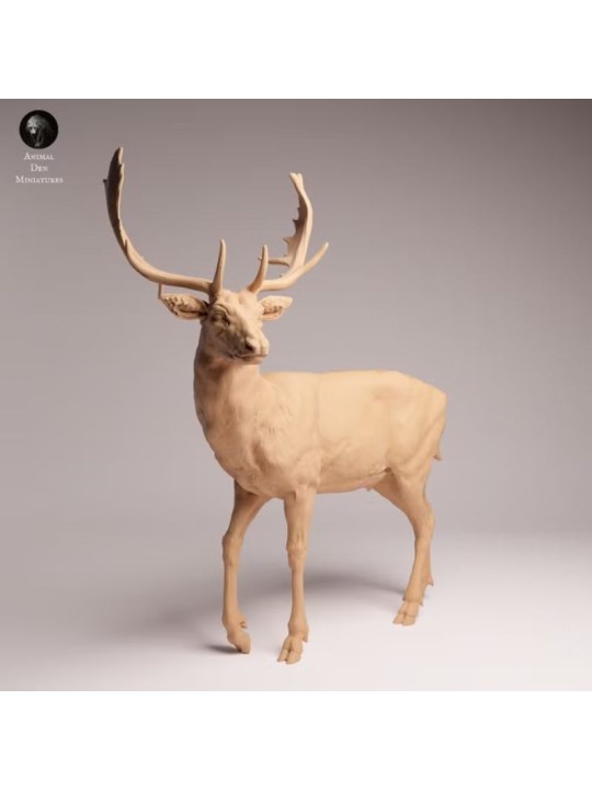 Gamo Europeo en Resina | Miniatura de Fauna Europea Realista