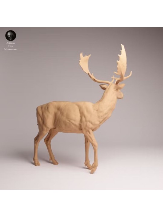 Gamo Europeo en Resina | Miniatura de Fauna Europea Realista