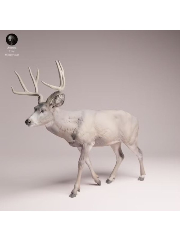 Walking Mule Deer | North American Wildlife Resin Miniature