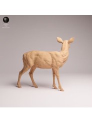 Female Mule Deer | North American Wildlife Resin Miniature