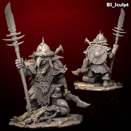 Figura Goblin Warlord para Pintar
