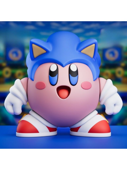 Kirby Sonic Chibi 35 y 54 mm | Miniatura Chibi Gaming en Resina
