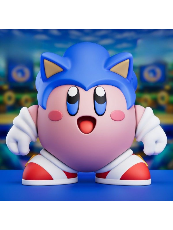 Kirby Sonic Chibi 35 y 54 mm | Miniatura Chibi Gaming en Resina