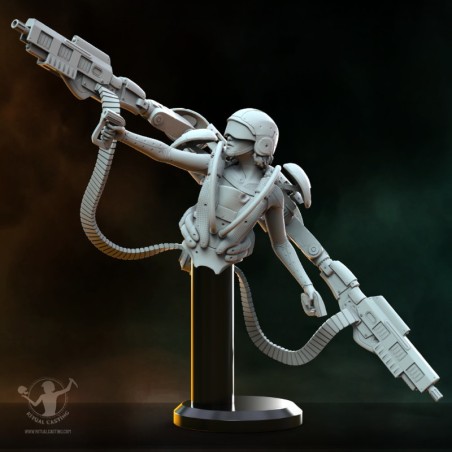 Busto Cassidy West, sargento de artilleria