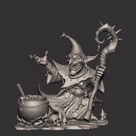 Witch Goblin | Fantasy Resin Miniature For Painting