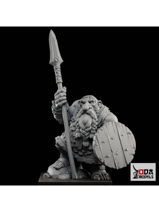 Bel´Thor The Hunter | Enano Guerrero Miniatura Fantasy