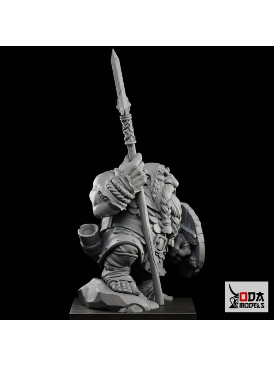 Bel´Thor The Hunter | Enano Guerrero Miniatura Fantasy