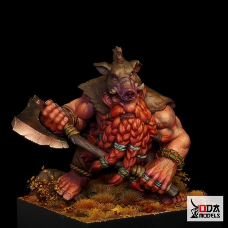 Orin The Berserker | Enano Berserker Miniatura Fantasy
