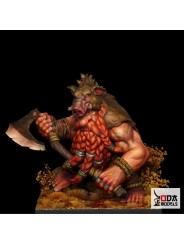 Orin The Berserker | Fantasy Dwarf Berserker Miniature