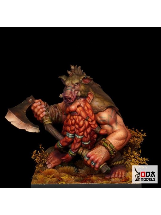 Orin The Berserker | Fantasy Dwarf Berserker Miniature