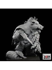 Orin The Berserker | Fantasy Dwarf Berserker Miniature