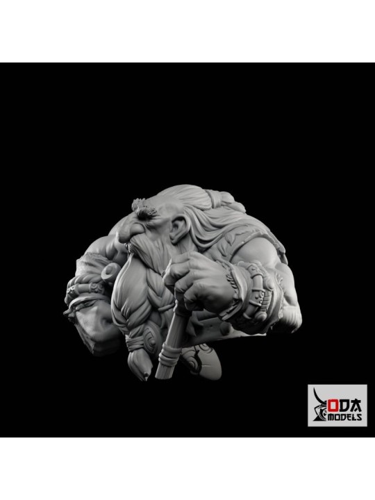 Ar´Hun The Picker Bust | Fantasy Dwarf Resin Miniature