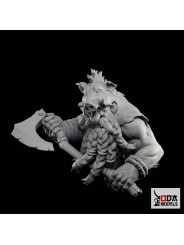 Orin The Berserker 60 Mm Bust | Fantasy Dwarf Resin Miniature