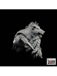 Orin The Berserker 60 Mm Bust | Fantasy Dwarf Resin Miniature