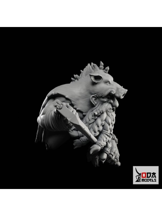 Orin The Berserker Busto 60 Mm | Enano Fantasy en Resina