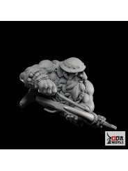 Ra'Gnok Busto 60 Mm | Enano Cazador Con 2 Cabezas