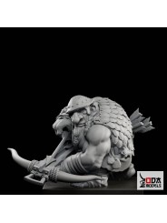 Pack Brotherhood Of Boar 60 Mm | 4 Enanos Fantasy En Resina